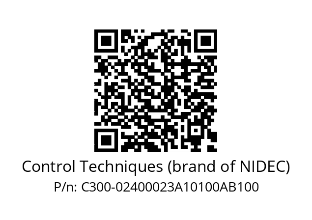   Control Techniques (brand of NIDEC) C300-02400023A10100AB100