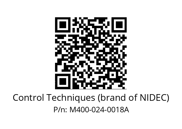   Control Techniques (brand of NIDEC) M400-024-0018A