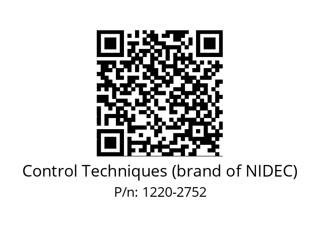   Control Techniques (brand of NIDEC) 1220-2752