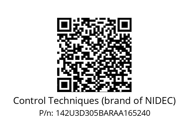   Control Techniques (brand of NIDEC) 142U3D305BARAA165240