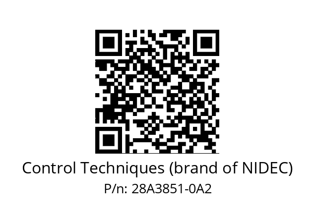   Control Techniques (brand of NIDEC) 28A3851-0A2