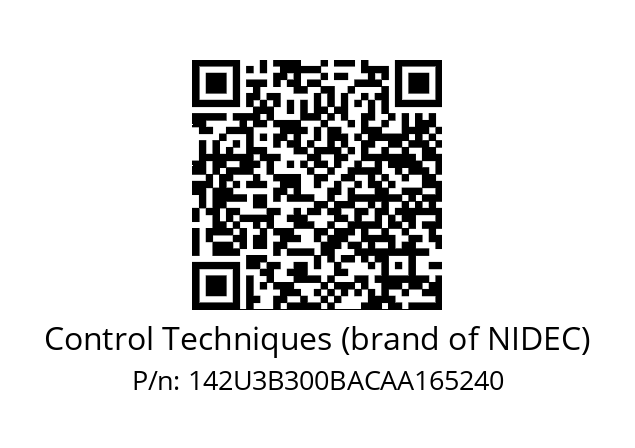   Control Techniques (brand of NIDEC) 142U3B300BACAA165240