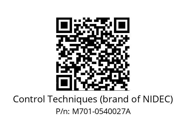   Control Techniques (brand of NIDEC) M701-0540027A