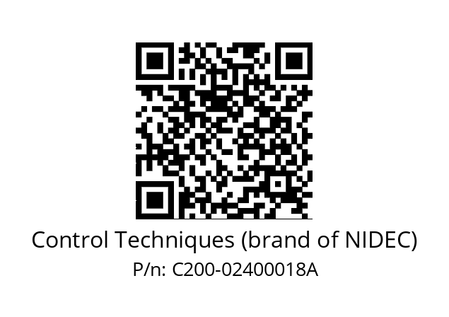   Control Techniques (brand of NIDEC) C200-02400018A