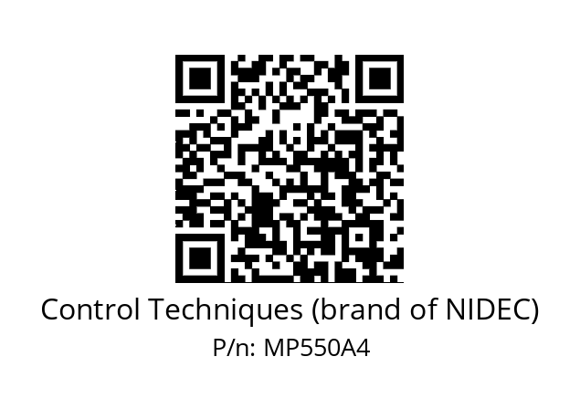   Control Techniques (brand of NIDEC) MP550A4