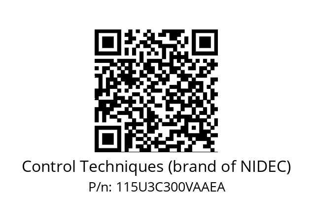   Control Techniques (brand of NIDEC) 115U3C300VAAEA