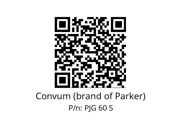   Convum (brand of Parker) PJG 60 S