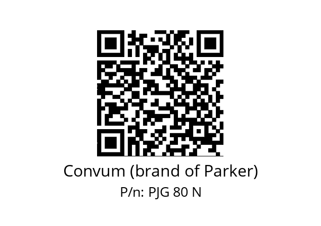   Convum (brand of Parker) PJG 80 N