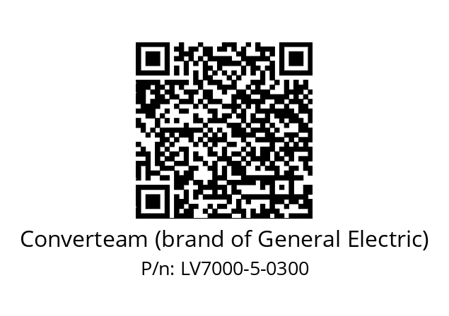   Converteam (brand of General Electric) LV7000-5-0300