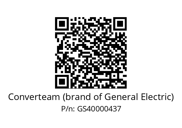   Converteam (brand of General Electric) GS40000437