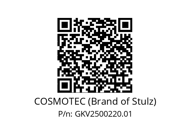   COSMOTEC (Brand of Stulz) GKV2500220.01