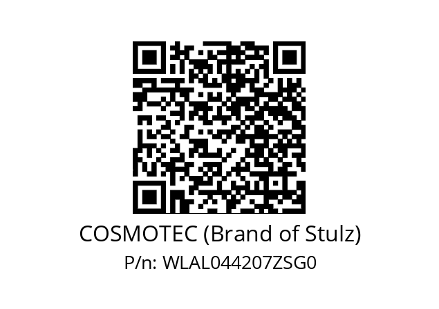   COSMOTEC (Brand of Stulz) WLAL044207ZSG0