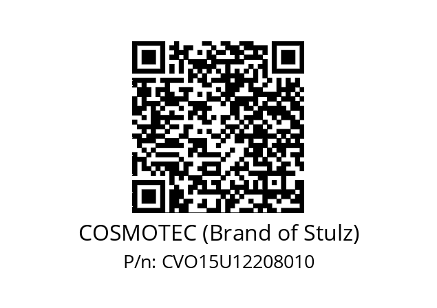   COSMOTEC (Brand of Stulz) CVO15U12208010