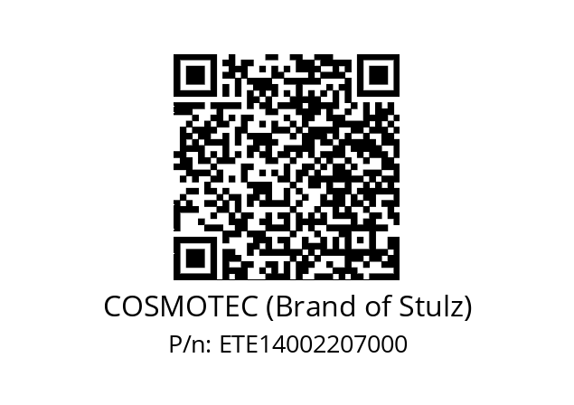   COSMOTEC (Brand of Stulz) ETE14002207000