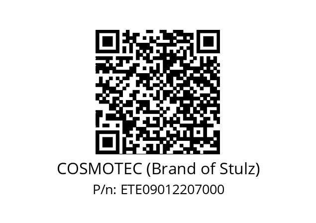   COSMOTEC (Brand of Stulz) ETE09012207000