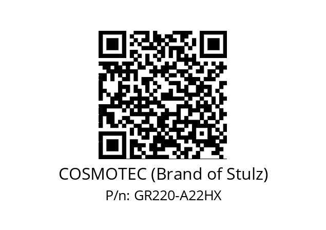   COSMOTEC (Brand of Stulz) GR220-A22HX