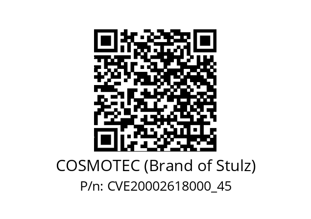   COSMOTEC (Brand of Stulz) CVE20002618000_45