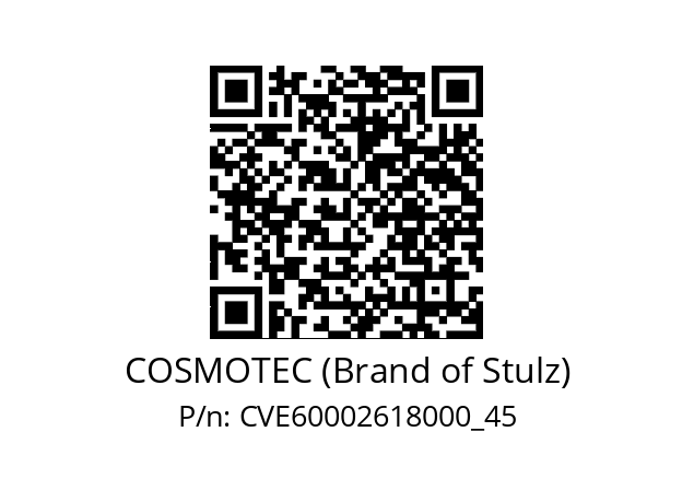   COSMOTEC (Brand of Stulz) CVE60002618000_45