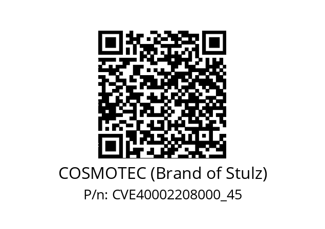   COSMOTEC (Brand of Stulz) CVE40002208000_45