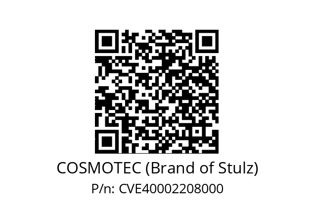   COSMOTEC (Brand of Stulz) CVE40002208000