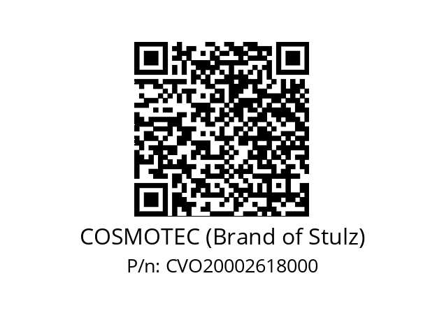   COSMOTEC (Brand of Stulz) CVO20002618000