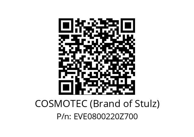   COSMOTEC (Brand of Stulz) EVE0800220Z700