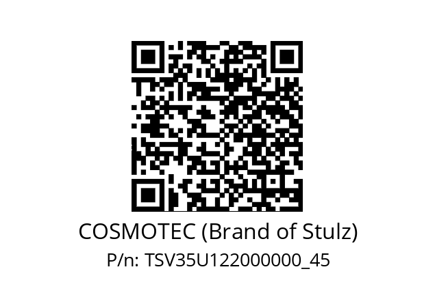   COSMOTEC (Brand of Stulz) TSV35U122000000_45