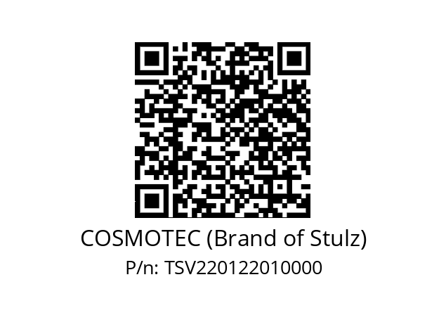   COSMOTEC (Brand of Stulz) TSV220122010000