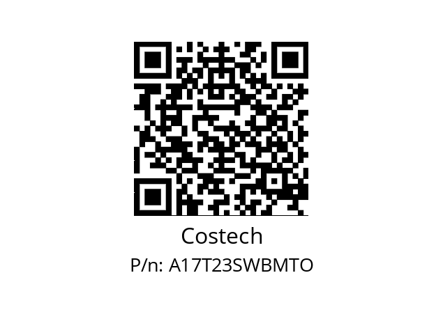   Costech A17T23SWBMTO