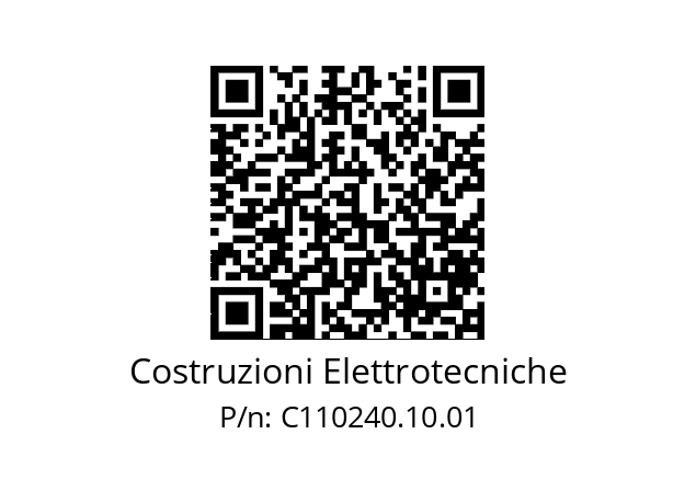   Costruzioni Elettrotecniche C110240.10.01