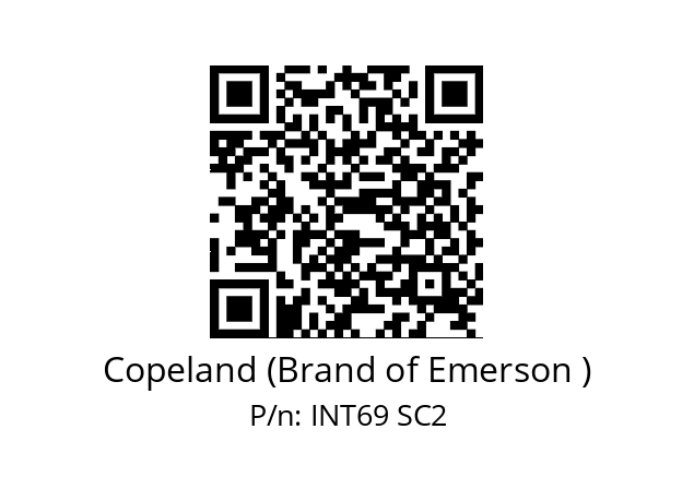   Copeland (Brand of Emerson ) INT69 SC2