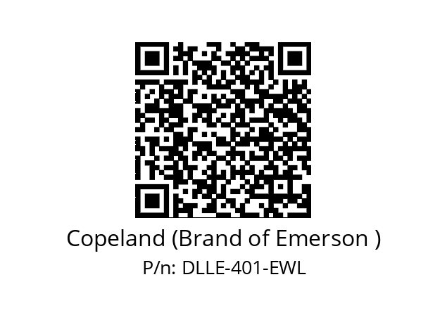   Copeland (Brand of Emerson ) DLLE-401-EWL