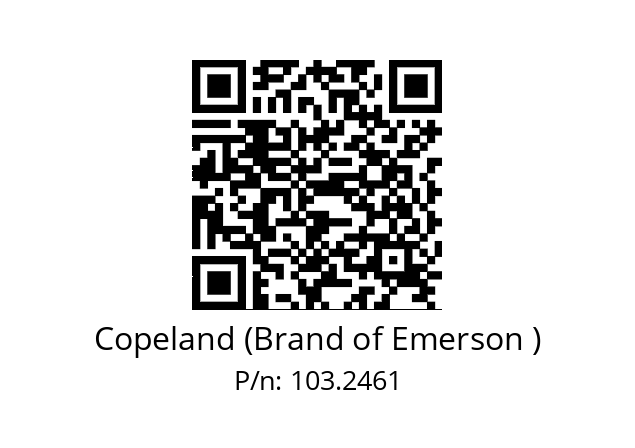   Copeland (Brand of Emerson ) 103.2461