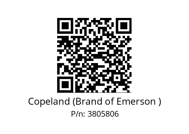   Copeland (Brand of Emerson ) 3805806