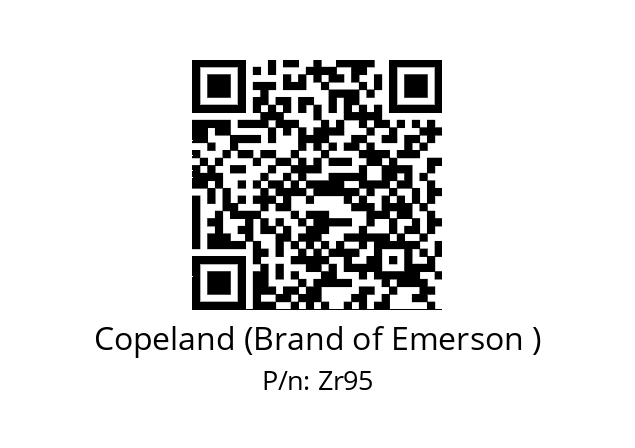   Copeland (Brand of Emerson ) Zr95