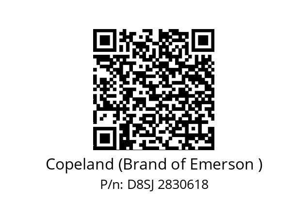   Copeland (Brand of Emerson ) D8SJ 2830618