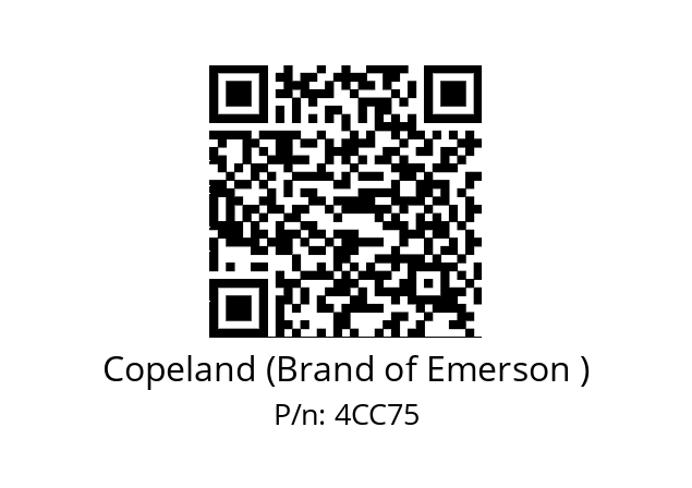   Copeland (Brand of Emerson ) 4CC75