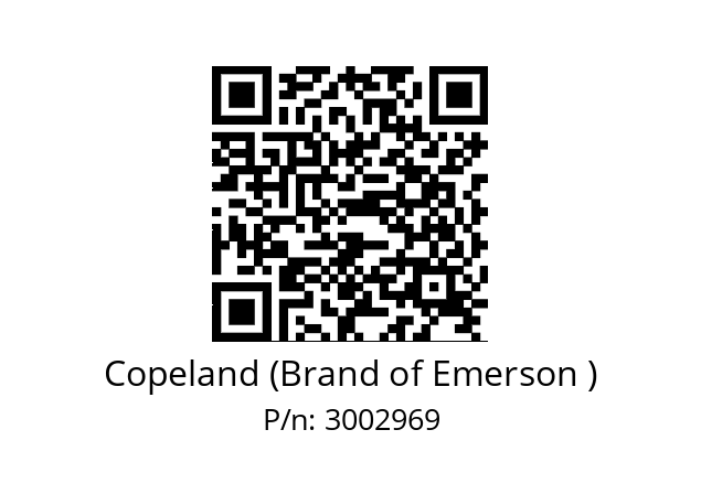   Copeland (Brand of Emerson ) 3002969