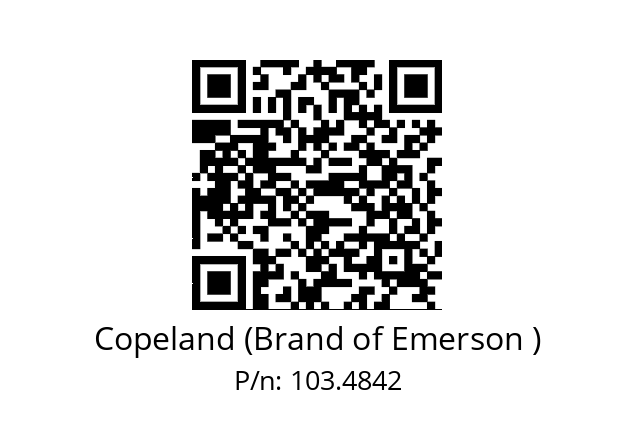   Copeland (Brand of Emerson ) 103.4842