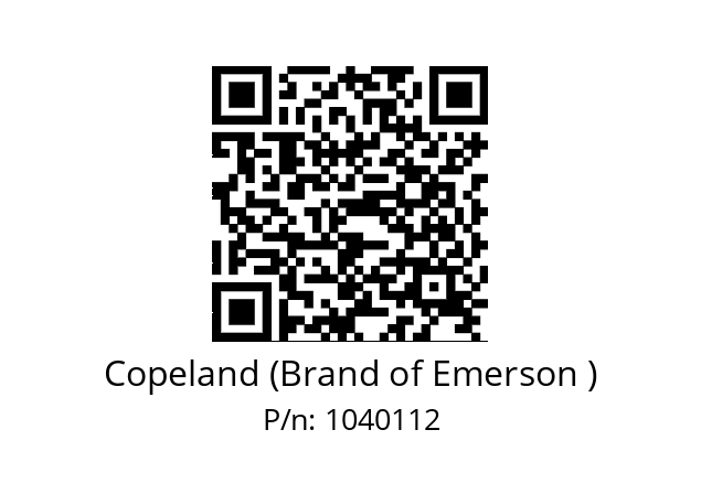   Copeland (Brand of Emerson ) 1040112