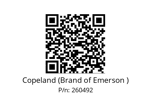   Copeland (Brand of Emerson ) 260492