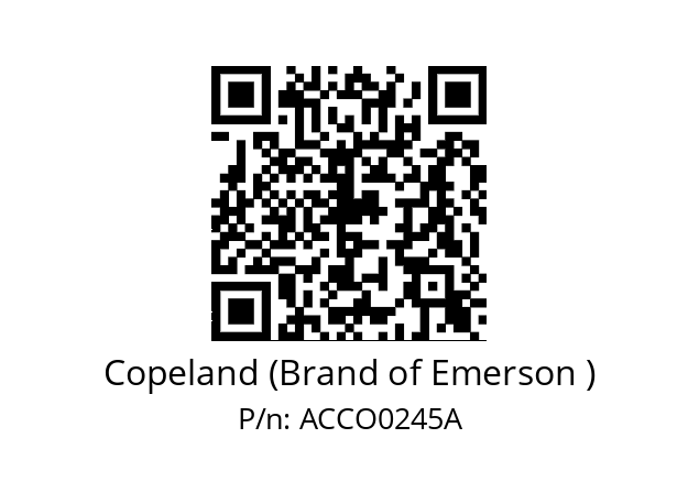   Copeland (Brand of Emerson ) ACCO0245A