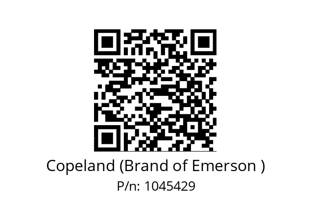   Copeland (Brand of Emerson ) 1045429