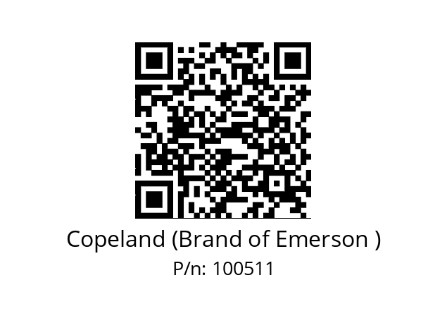   Copeland (Brand of Emerson ) 100511