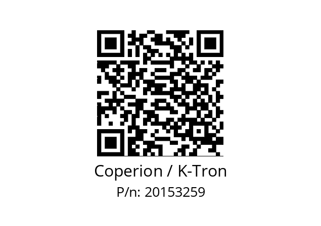   Coperion / K-Tron 20153259