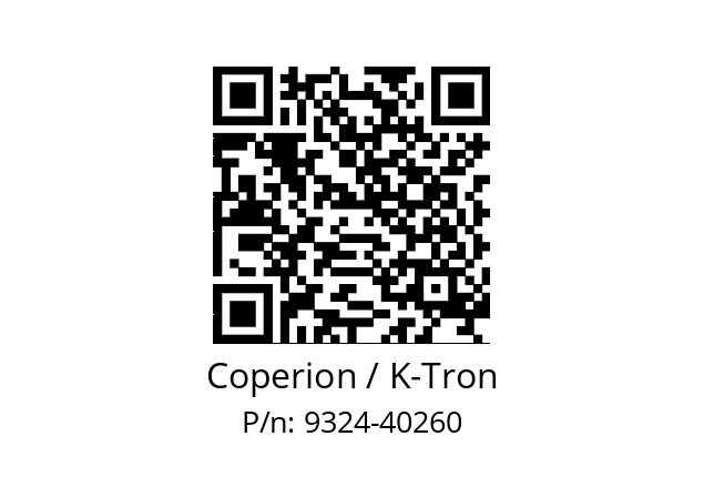   Coperion / K-Tron 9324-40260