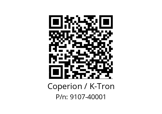   Coperion / K-Tron 9107-40001