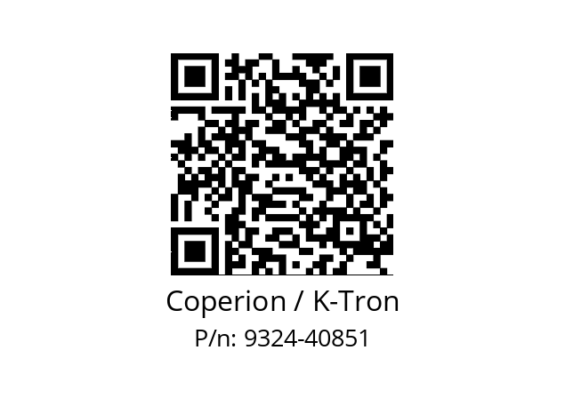   Coperion / K-Tron 9324-40851