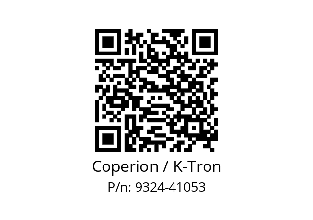   Coperion / K-Tron 9324-41053