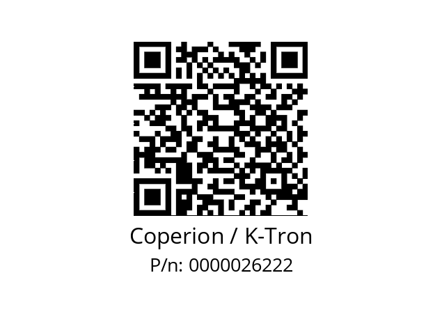   Coperion / K-Tron 0000026222